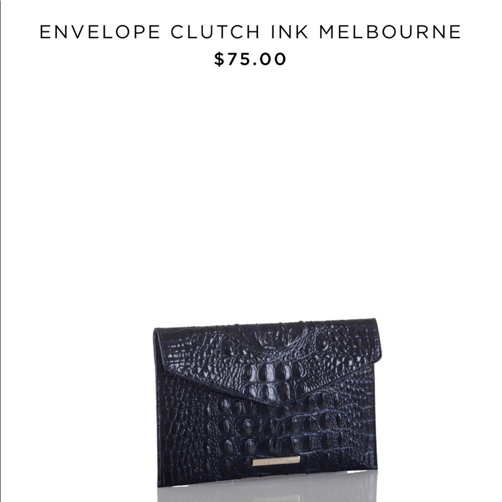 New Brahmin Envelope Melbourne Clutch